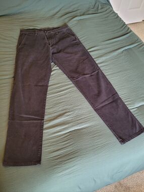 Haggar H26 Black Chinos Mens Size 29x32